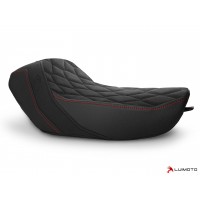 LUIMOTO (Hex-Diamond) Rider Seat Covers for the HARLEY DAVIDSON IRON 1200 (2018+) LUIMOTO (Hex-Diamond) Rider Seat Covers for the HARLEY DAVIDSON IRON 1200 (2018+)